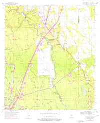 Nicholson Mississippi Historical topographic map, 1:24000 scale, 7.5 X 7.5 Minute, Year 1955