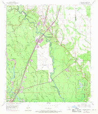 Nicholson Mississippi Historical topographic map, 1:24000 scale, 7.5 X 7.5 Minute, Year 1955