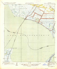 North Shore Louisiana Historical topographic map, 1:31680 scale, 7.5 X 7.5 Minute, Year 1936