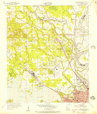 North Shreveport Louisiana Historical topographic map, 1:24000 scale, 7.5 X 7.5 Minute, Year 1955