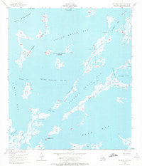 Oak Mound Bayou Louisiana Historical topographic map, 1:24000 scale, 7.5 X 7.5 Minute, Year 1955