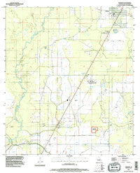 Oberlin Louisiana Historical topographic map, 1:24000 scale, 7.5 X 7.5 Minute, Year 1994