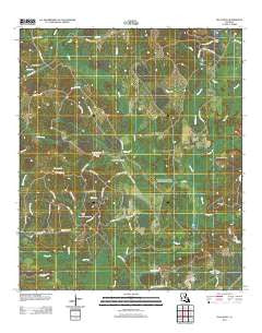 Olla West Louisiana Historical topographic map, 1:24000 scale, 7.5 X 7.5 Minute, Year 2012