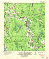 Onward Mississippi Historical topographic map, 1:62500 scale, 15 X 15 Minute, Year 1939