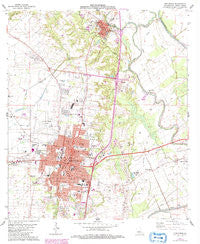 Opelousas Louisiana Historical topographic map, 1:24000 scale, 7.5 X 7.5 Minute, Year 1983