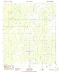 Oretta Louisiana Historical topographic map, 1:24000 scale, 7.5 X 7.5 Minute, Year 1986
