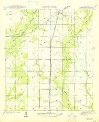 Oretta Louisiana Historical topographic map, 1:31680 scale, 7.5 X 7.5 Minute, Year 1947