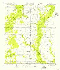 Oretta Louisiana Historical topographic map, 1:31680 scale, 7.5 X 7.5 Minute, Year 1956