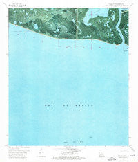 Oyster Bayou Louisiana Historical topographic map, 1:24000 scale, 7.5 X 7.5 Minute, Year 1974