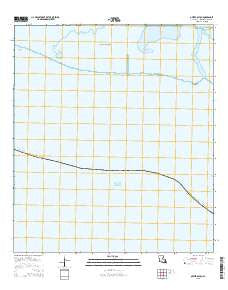 Oyster Bayou Louisiana Current topographic map, 1:24000 scale, 7.5 X 7.5 Minute, Year 2015