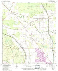 Palmetto Louisiana Historical topographic map, 1:24000 scale, 7.5 X 7.5 Minute, Year 1968