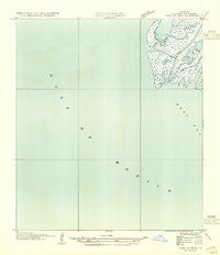Pass Du Bois Louisiana Historical topographic map, 1:31680 scale, 7.5 X 7.5 Minute, Year 1954