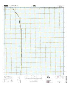 Pass du Bois Louisiana Current topographic map, 1:24000 scale, 7.5 X 7.5 Minute, Year 2015