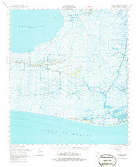 Pecan Island Louisiana Historical topographic map, 1:62500 scale, 15 X 15 Minute, Year 1951