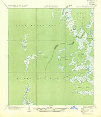 Pelican Pass Louisiana Historical topographic map, 1:31680 scale, 7.5 X 7.5 Minute, Year 1935