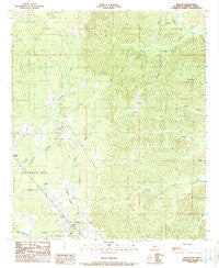 Pelican Louisiana Historical topographic map, 1:24000 scale, 7.5 X 7.5 Minute, Year 1989