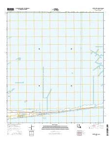 Peveto Beach Louisiana Current topographic map, 1:24000 scale, 7.5 X 7.5 Minute, Year 2015