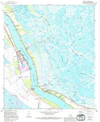 Phoenix Louisiana Historical topographic map, 1:24000 scale, 7.5 X 7.5 Minute, Year 1973