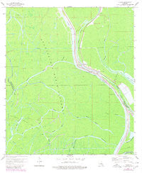 Pigeon Louisiana Historical topographic map, 1:24000 scale, 7.5 X 7.5 Minute, Year 1969