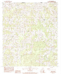 Pine Louisiana Historical topographic map, 1:24000 scale, 7.5 X 7.5 Minute, Year 1983