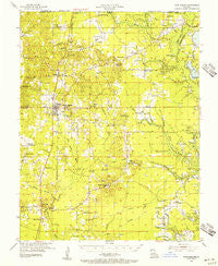 Plain Dealing Louisiana Historical topographic map, 1:62500 scale, 15 X 15 Minute, Year 1955