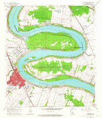 Plaquemine Louisiana Historical topographic map, 1:24000 scale, 7.5 X 7.5 Minute, Year 1963