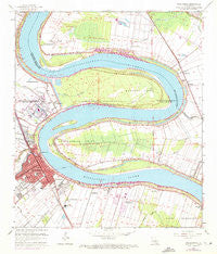 Plaquemine Louisiana Historical topographic map, 1:24000 scale, 7.5 X 7.5 Minute, Year 1963