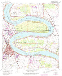 Plaquemine Louisiana Historical topographic map, 1:24000 scale, 7.5 X 7.5 Minute, Year 1963