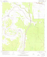 Plaucheville Louisiana Historical topographic map, 1:24000 scale, 7.5 X 7.5 Minute, Year 1968