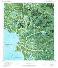 Plumb Bayou Louisiana Historical topographic map, 1:24000 scale, 7.5 X 7.5 Minute, Year 1974