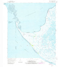Point Au Fer Louisiana Historical topographic map, 1:24000 scale, 7.5 X 7.5 Minute, Year 1970