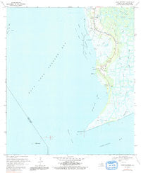 Point Chevreuil Louisiana Historical topographic map, 1:24000 scale, 7.5 X 7.5 Minute, Year 1970