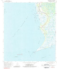 Point Chevreuil Louisiana Historical topographic map, 1:24000 scale, 7.5 X 7.5 Minute, Year 1970