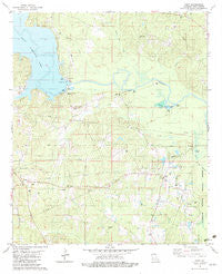 Point Louisiana Historical topographic map, 1:24000 scale, 7.5 X 7.5 Minute, Year 1982