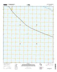 Point au Fer OE S Louisiana Current topographic map, 1:24000 scale, 7.5 X 7.5 Minute, Year 2015