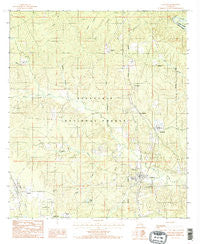 Pollock Louisiana Historical topographic map, 1:24000 scale, 7.5 X 7.5 Minute, Year 1985