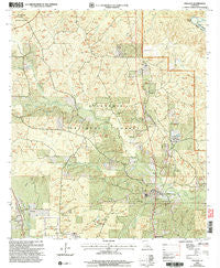 Pollock Louisiana Historical topographic map, 1:24000 scale, 7.5 X 7.5 Minute, Year 2003