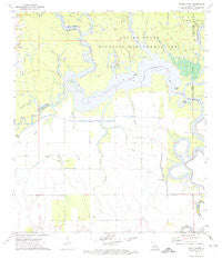Powell Point Louisiana Historical topographic map, 1:24000 scale, 7.5 X 7.5 Minute, Year 1972