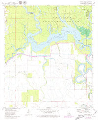 Powell Point Louisiana Historical topographic map, 1:24000 scale, 7.5 X 7.5 Minute, Year 1972