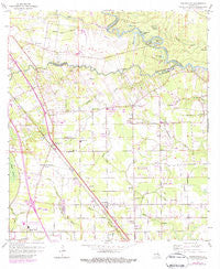 Prairieville Louisiana Historical topographic map, 1:24000 scale, 7.5 X 7.5 Minute, Year 1963