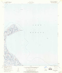 Proctor Point Louisiana Historical topographic map, 1:24000 scale, 7.5 X 7.5 Minute, Year 1957