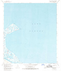 Proctor Point Louisiana Historical topographic map, 1:24000 scale, 7.5 X 7.5 Minute, Year 1968