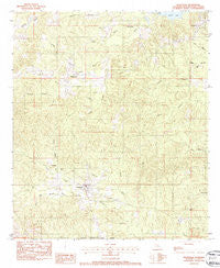 Provencal Louisiana Historical topographic map, 1:24000 scale, 7.5 X 7.5 Minute, Year 1983