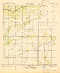 Pujo Louisiana Historical topographic map, 1:31680 scale, 7.5 X 7.5 Minute, Year 1947