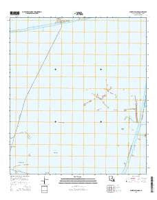 Pumpkin Islands Louisiana Current topographic map, 1:24000 scale, 7.5 X 7.5 Minute, Year 2015