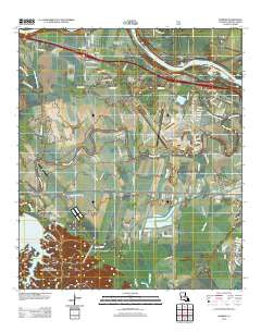 Rapides Louisiana Historical topographic map, 1:24000 scale, 7.5 X 7.5 Minute, Year 2012