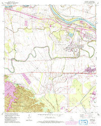 Rapides Louisiana Historical topographic map, 1:24000 scale, 7.5 X 7.5 Minute, Year 1972
