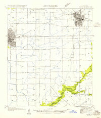 Rayne Louisiana Historical topographic map, 1:31680 scale, 7.5 X 7.5 Minute, Year 1954