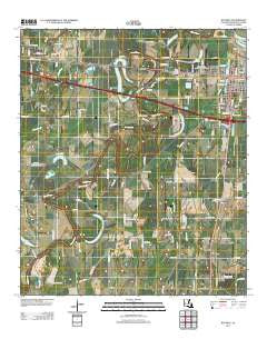 Rayville Louisiana Historical topographic map, 1:24000 scale, 7.5 X 7.5 Minute, Year 2012
