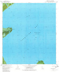 Redfish Point Louisiana Historical topographic map, 1:24000 scale, 7.5 X 7.5 Minute, Year 1979
